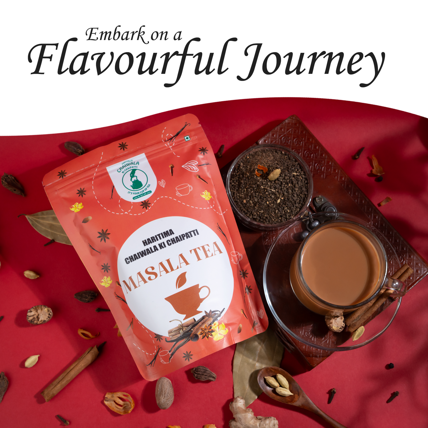 Haritima's Masala Tea 250gm (Pack of 1)