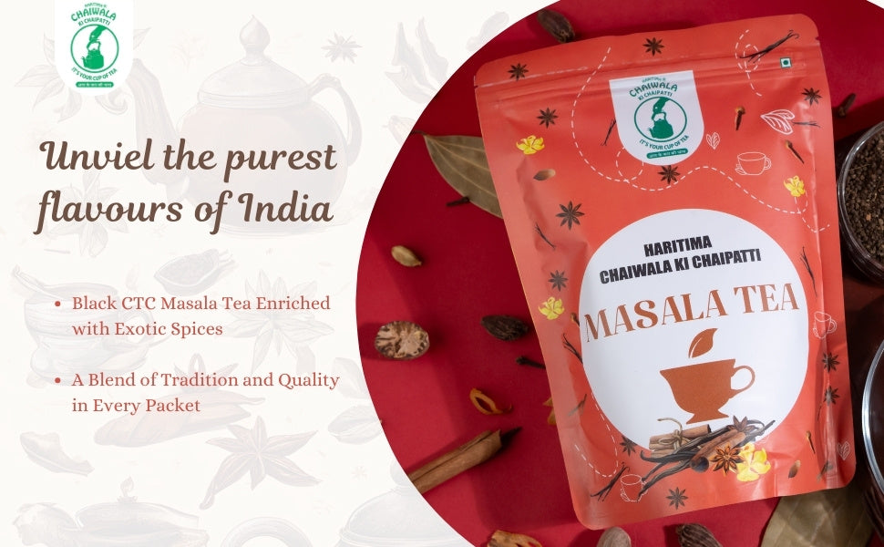 Haritima's Masala Tea 250gm (Pack of 1)