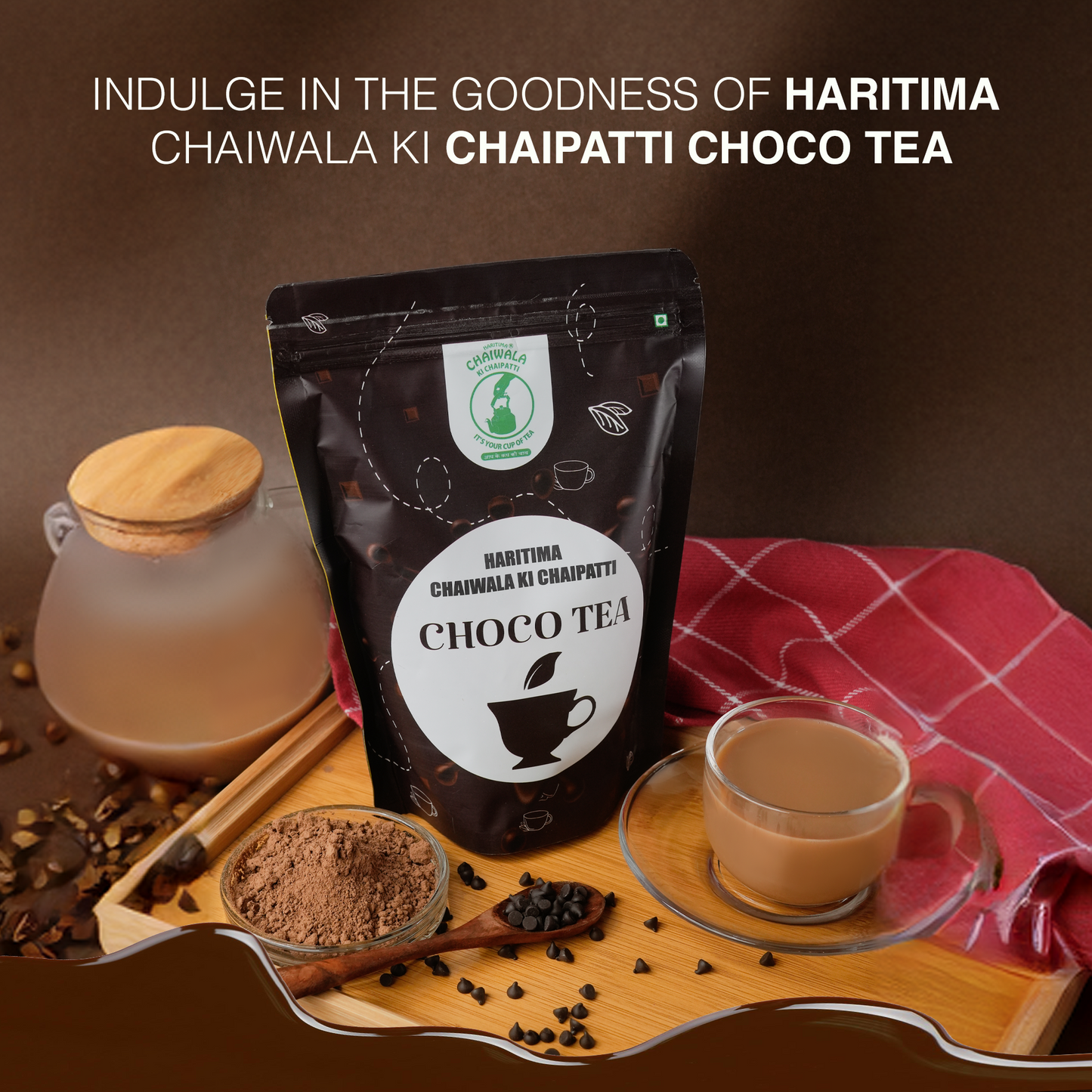 Haritima's Choco Tea 250gm (Pack of 1)