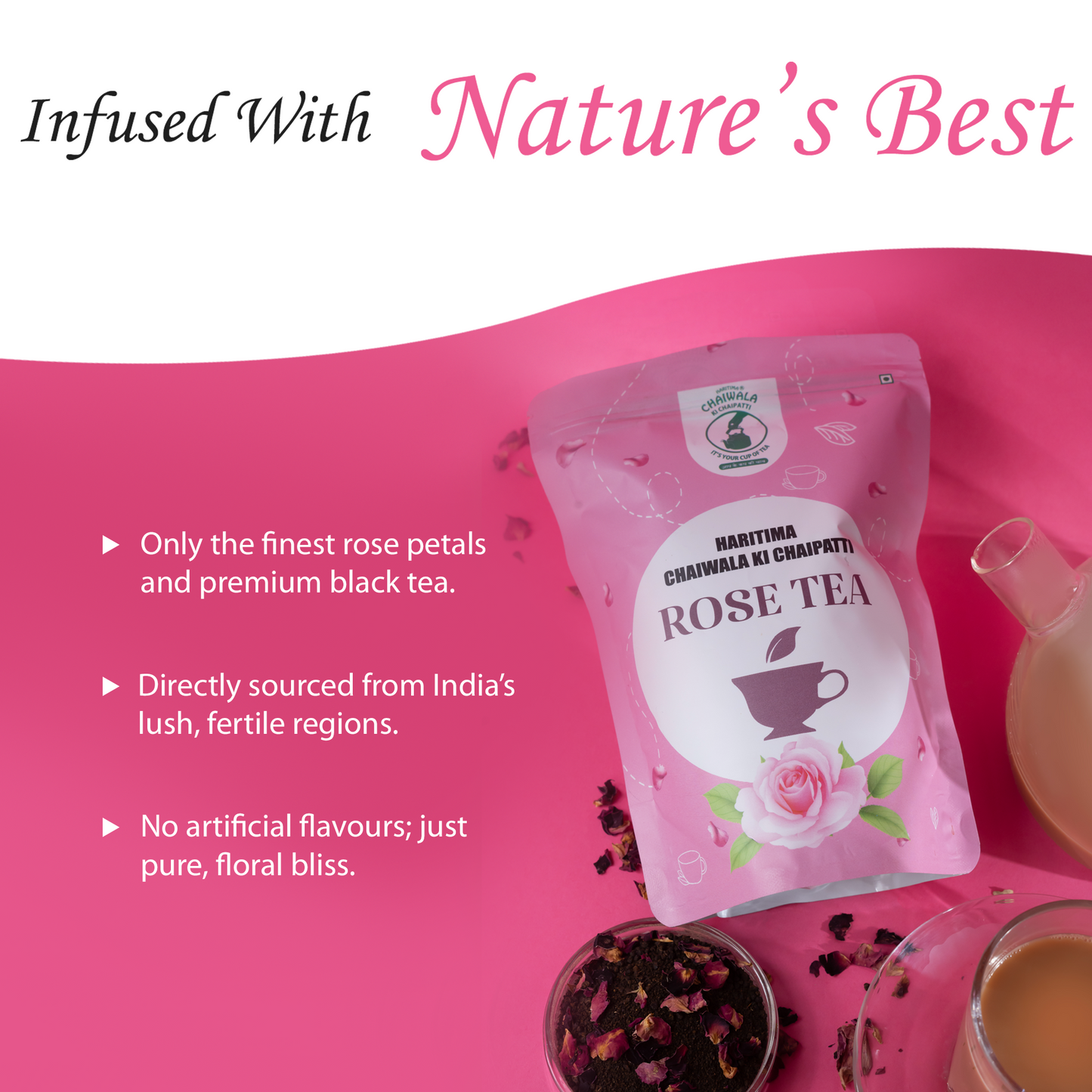 Haritima's Rose Tea 250gm (Pack of 1)