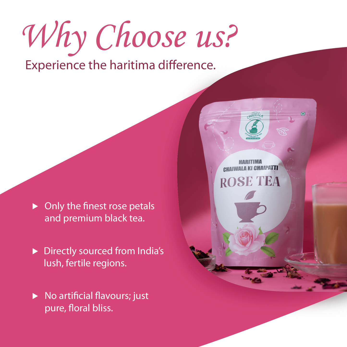 Haritima's Rose Tea 250gm (Pack of 1)