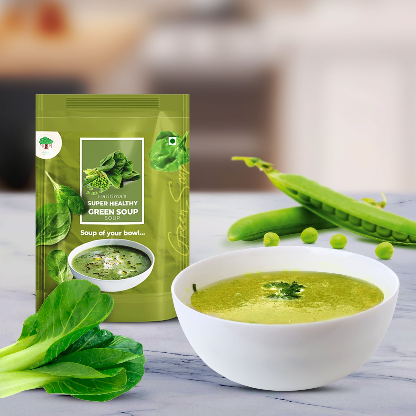 Healthy green soup