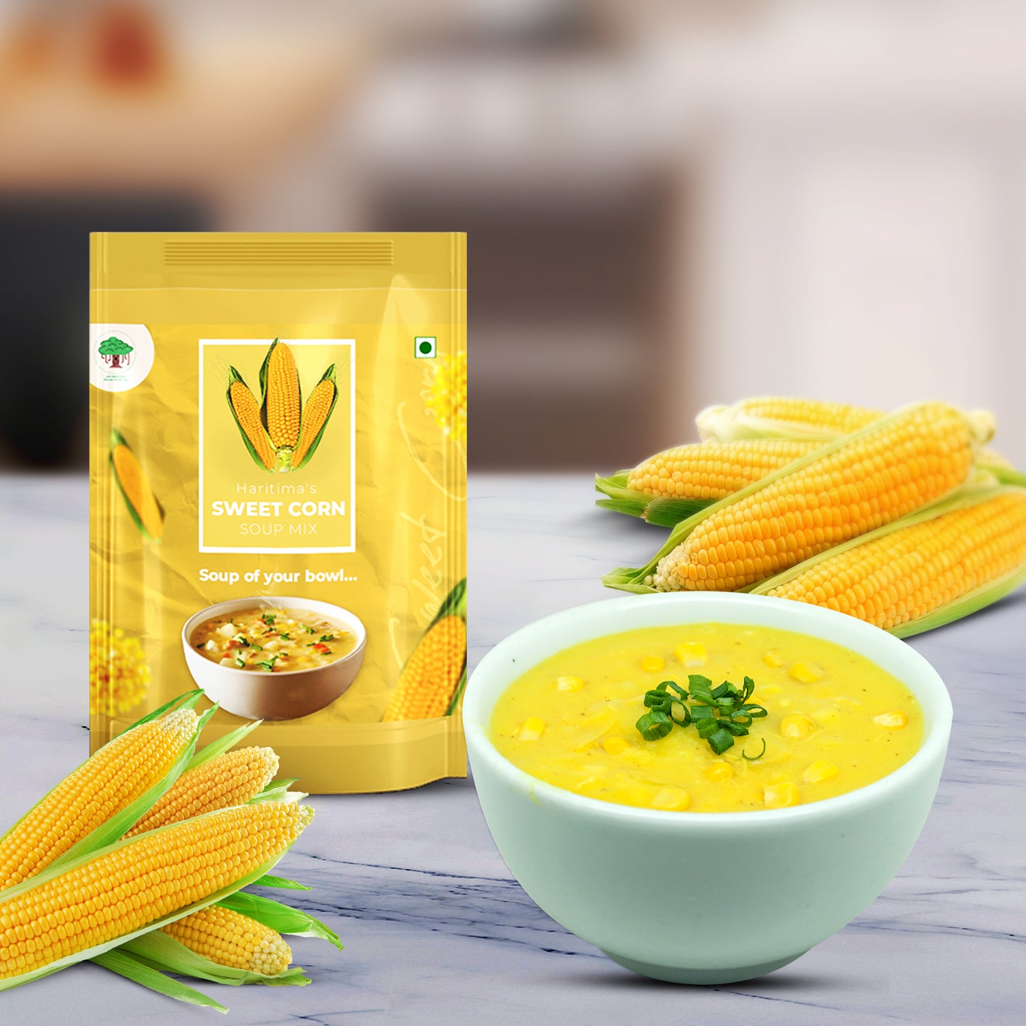 Sweet corn soup