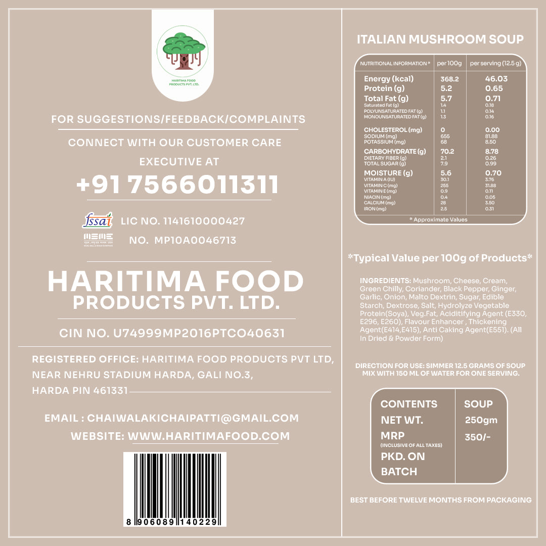 Italian mushroom soup