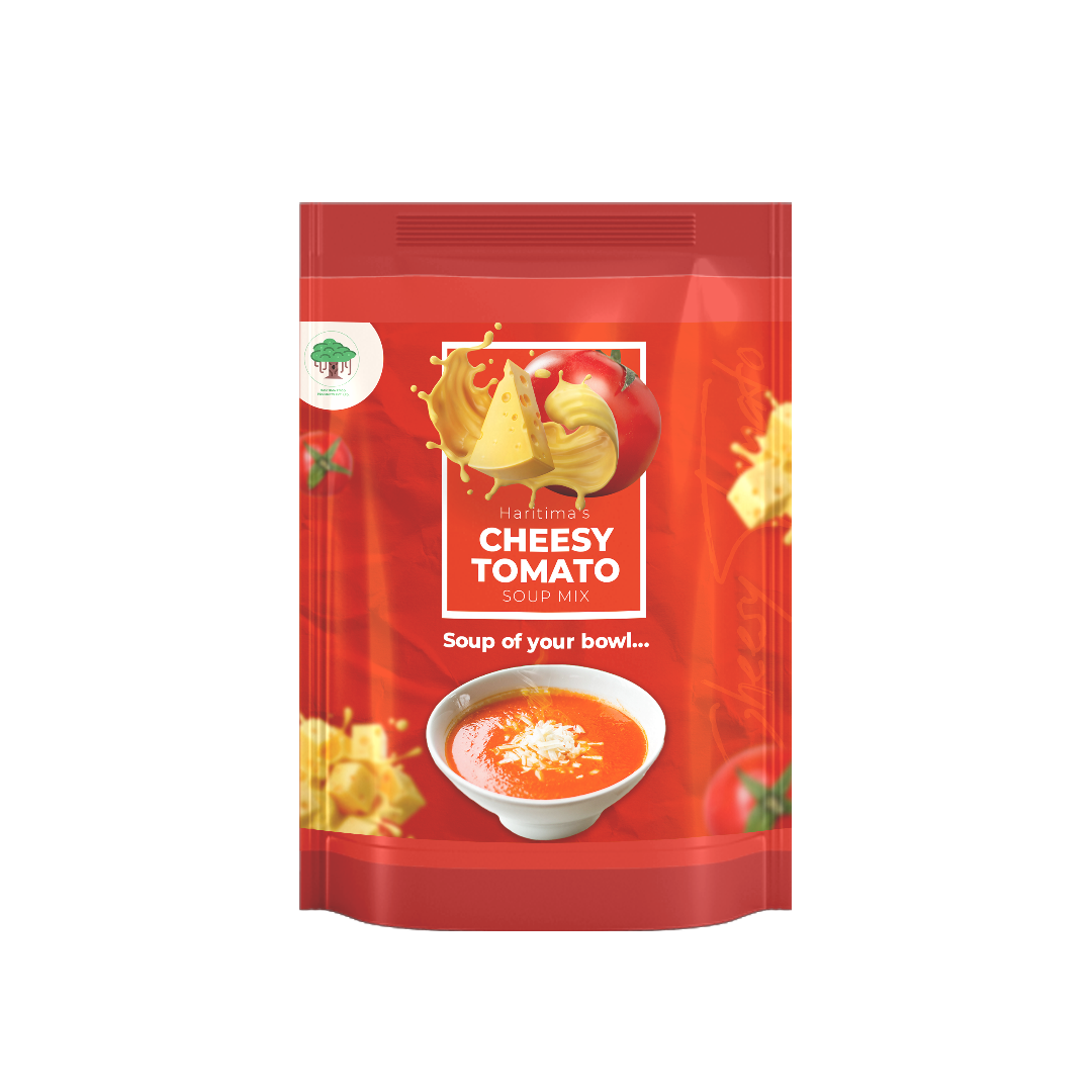 Cheesy tomato soup
